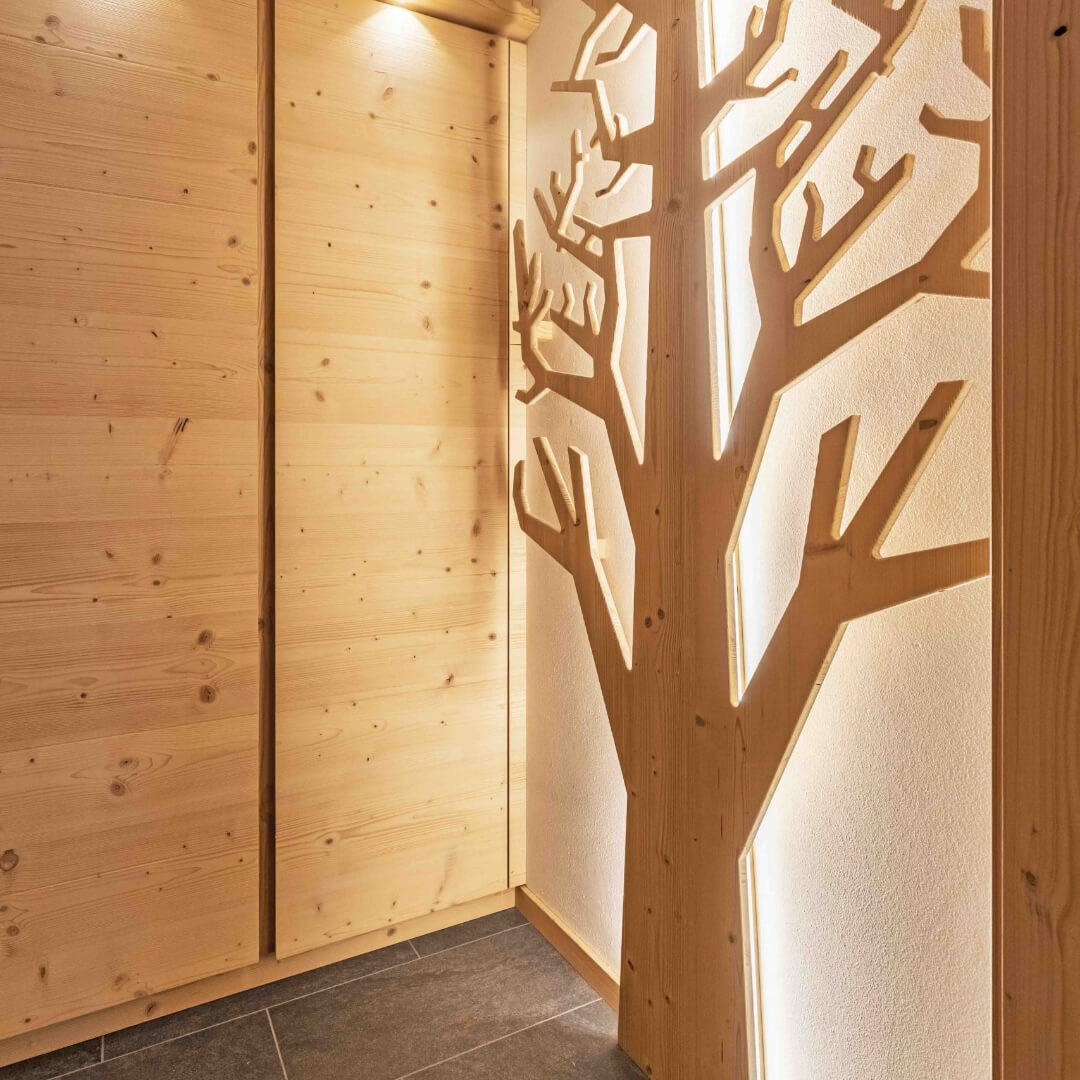 Dettagli artigianali in legno