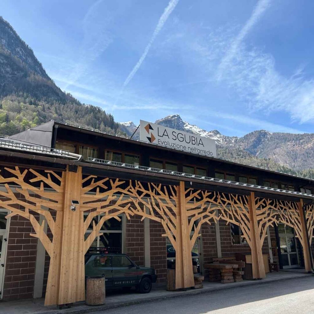 Falegnameria La Sgubia vista dall'esterno