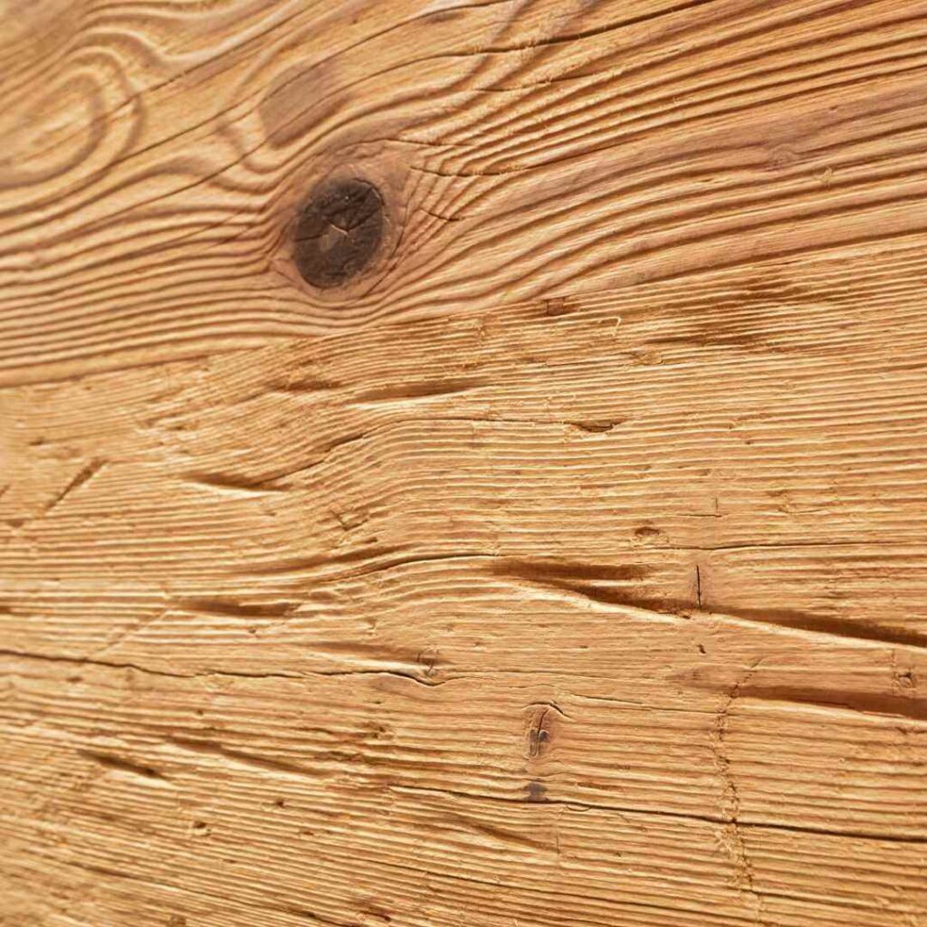 Tagli e graffi del legno vecchio di recupero