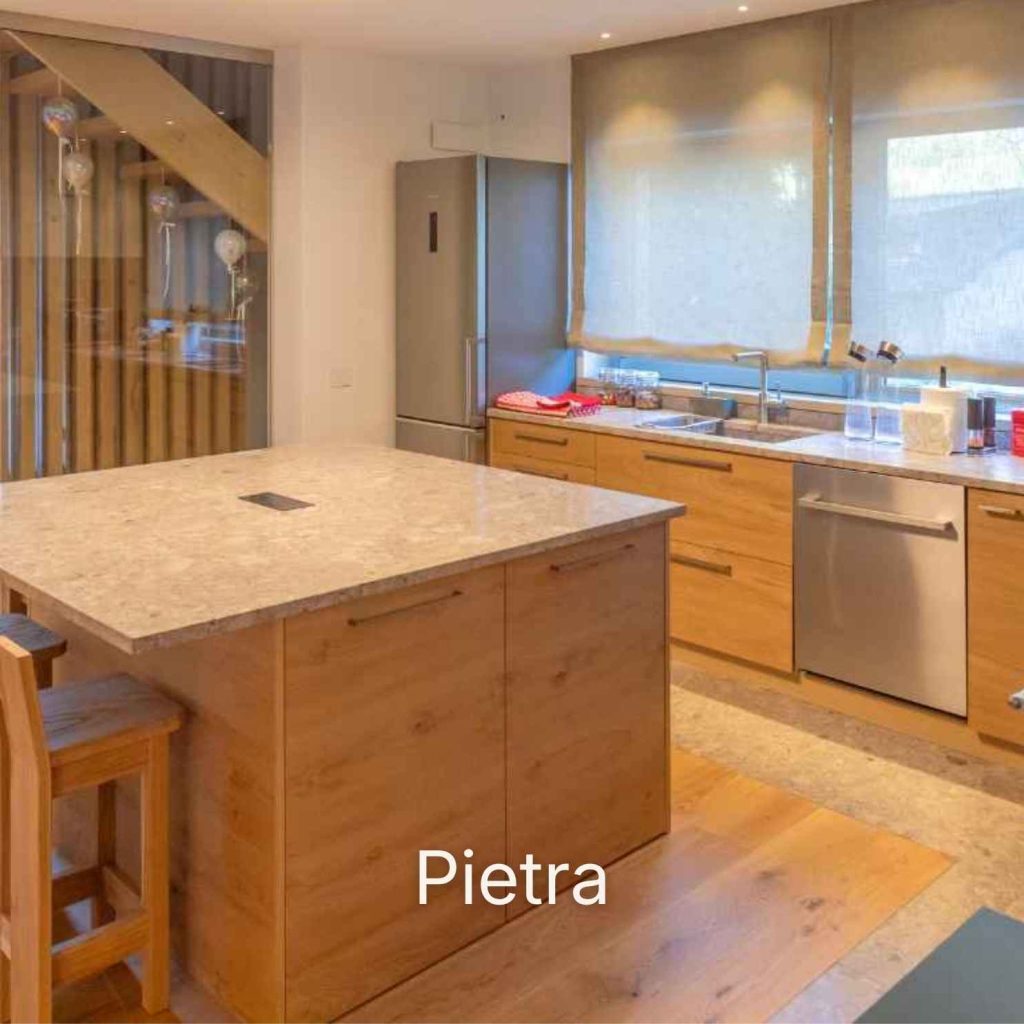 Piano della cucina in pietra Dolomia